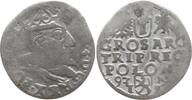 Polen, Königreich 3 Groschen (Dreigröscher , Trojak) Sigismund III., 1587 - 1632, Posen -