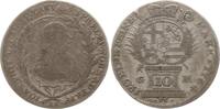 Trier, Erzbistum 10 Kreuzer Johann Philipp von Walderdorff, 1756 - 1768, Koblenz, Var. mit EG unten -