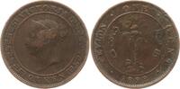 Ceylon 1 Cent Victoria, 1837 - 1901 -