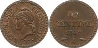 Frankreich, 2. Republik 1 Centime Paris -