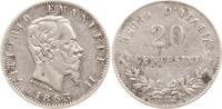 Italien, Königreich 20 Centesimi Vittorio Emanuele II., 1861 - 1878, Turin -