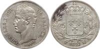 Frankreich, Königreich 5 Francs Karl X., 1824 - 1830, Lille -