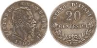 Italien, Königreich 20 Centesimi Vittorio Emanuele II., 1861 - 1878, Mailand -