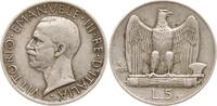 Italien, Königreich 5 Lire Vittorio Emanuele III., 1900 - 1946 -