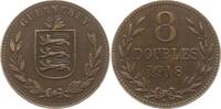 Großbritannien - Guernsey 8 Doubles George V., 1910 - 1936 -