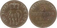 Schaumburg-Lippe 3 Pfennig Georg Wilhelm, 1807 - 1860 -