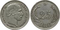 Dänemark, Königreich 25 Öre Christian IX., 1863 - 1906 -