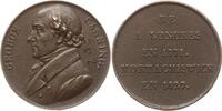 Großbritannien, Königreich, London, Stadt Bronzierte Eisengussmedaille auf George Canning, 1771 - 1827, britischer Außen- und Premierminister -