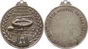 Brasilien, Rio de Janeiro Tragbare versilberte Bronzemedaille Fußball WM, Estado Municipal / Campeonato Mundial de Football -