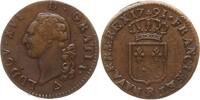Frankreich, Königreich 1 Sol Ludwig XVI., 1774 - 1793, Orléans -