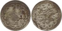 Türkei - Osmanisches Reich 5 Kurush Abdul Hamid II., AH 1293 - 1327 , 1876 - 1909 AD, Konstantinopel -