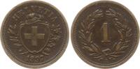1 Rappen 1897 Schweiz  Sehr schön - vorzüglich