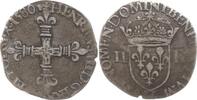Frankreich, Königreich 1/4 Ecu Henri III., 1574 - 1589, La Rochelle -