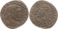 Römische Kaiserzeit AE 24 (Follis) Maximinus II. Daza, 305 - 313, Thessalonica, Jupiter n.l. mit Adler, 2. Offizin -