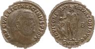 Römische Kaiserzeit AE 23 (Follis) Licinius I., 308 - 324, Herlaclea, Jupiter n.l. stehend mit Adler, 2. Offizin -