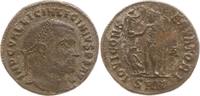 Römische Kaiserzeit AE 22 (Follis) Licinius I., 308 - 324, Nicomedia, Jupiter stehend n.l. mit Adler, 1. Offizin -