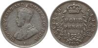 British Guyana 4 Pence George V., 1910 - 1936 -