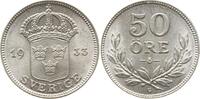 Schweden, Königreich 50 Öre Gustav V., 1907 - 1950 -