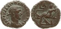 Ägypten, Alexandria Bronze - Tetradrachme Diocletianus, 284 - 305, Tyche halbliegend, hält Steuerruder -