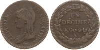 Frankreich, Directoire et Consulat Decime Paris -