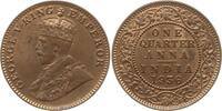 Indien 1/4 Anna George V., 1910 - 1936 -