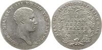 Brandenburg-Preußen 1/6 Taler Friedrich Wilhelm III., 1797 - 1840, Berlin -