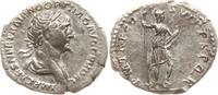 Römische Kaiserzeit Denar Trajan, 98 - 117, P M TR P CO S VI P P SPQR, Virtus n.r. mit Speer links -