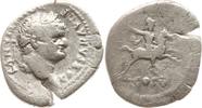 Römische Kaiserzeit Denar Domitian als Caesar, 69 - 81, Denar, CAESAR AVG F - DOMITIANVS, Reiter n.r. -