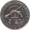 Baden, Stadt Pforzheim Einseitige Silbermedaille Schützenmedaille, Schützengesellschaft 1450 e.V., Rs. - Punze: 835 -
