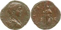 Römische Kaiserzeit Sesterz Caracalla als Caesar, M AVR ANTO - NINVS CAES / SPEI PERPETVAE, Spes n.l. gehend -