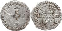 Frankreich, Königreich 1/4 Ecu Henri III., 1574 - 1589, Nantes -