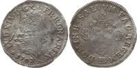 Frankreich, Königreich 10 Sols aux 4 couronnes de Strasbourg Ludwig XIV., 1643 - 1715, Straßburg, untergewichtig, zeitgen. Fälschung? -