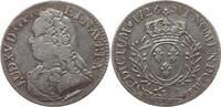 Frankreich, Königreich 1/5 Ecu aux branches d'olivier Ludwig XV., 1715 - 1774, Amiens -