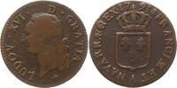 Frankreich, Königreich 1 Sol Ludwig XVI., 1774 - 1793, Paris, Mmz. Reiher, 2e sem. -