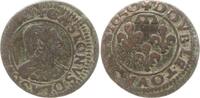 Frankreich, Dombes Double Tournois Gaston d'Orléans, 1627 - 1650, Umschrift GASTON.VS.D.LA ... -