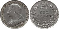 Großbritannien 6 Pence Victoria, 1837 - 1901 -