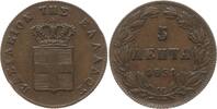 Griechenland, Königreich 5 Lepta Otto von Bayern, 1832 - 1862 -