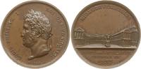 Frankreich, Königreich Bronzemedaille Louis Philippe I., 1830 - 1848, v. Leveque und Vivier, Musee de Versailles -