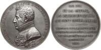 Frankreich, Königreich Große versilberte Bronzemedaille Louis XVIII., 1814 - 1824, v. Gatteaux, Discours du Comte d'Artois -
