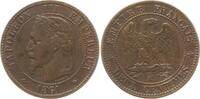 Frankreich, Kaiserreich 2 Centimes Napoleon III., 1852 - 1870, Paris -