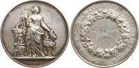 Frankreich, 3. Republik, Aube Silbermedaille Landwirtschaftliche Preismedaille, verliehen an Jules Dupre aus Eguilly -