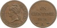 Frankreich, 2. Republik 1 Centime Dupré, Paris -