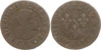 Frankreich, Dombes Double Tournois Marie de Bourbon-Montpensier, 1608 - 1626, Umschrift endet DOMBE -