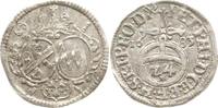 Bamberg, Bistum Groschen (1/24 Taler) Peter Philipp von Dernbach, 1672 - 1683, AL unter Zainhaken -
