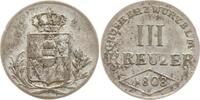 Würzburg, Großherzogtum 3 Kreuzer Ferdinand von Österreich, 1806 - 1814 -