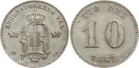 Schweden, Königreich 10 Öre Oskar II., 1872 - 1907 -