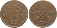 Schweden, Königreich 2 Öre Friedrich I., 1720 - 1751 -
