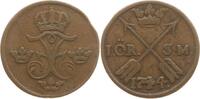 Schweden, Königreich 1 Öre Friedrich I., 1720 - 1751 -