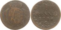 Sachsen, Kurfürstentum Cu Pfennig Friedrich August III., 1763 - 1806, Dresden -