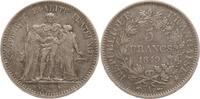 Frankreich, 2. Republik 5 Francs Paris, Typ Hercule -
